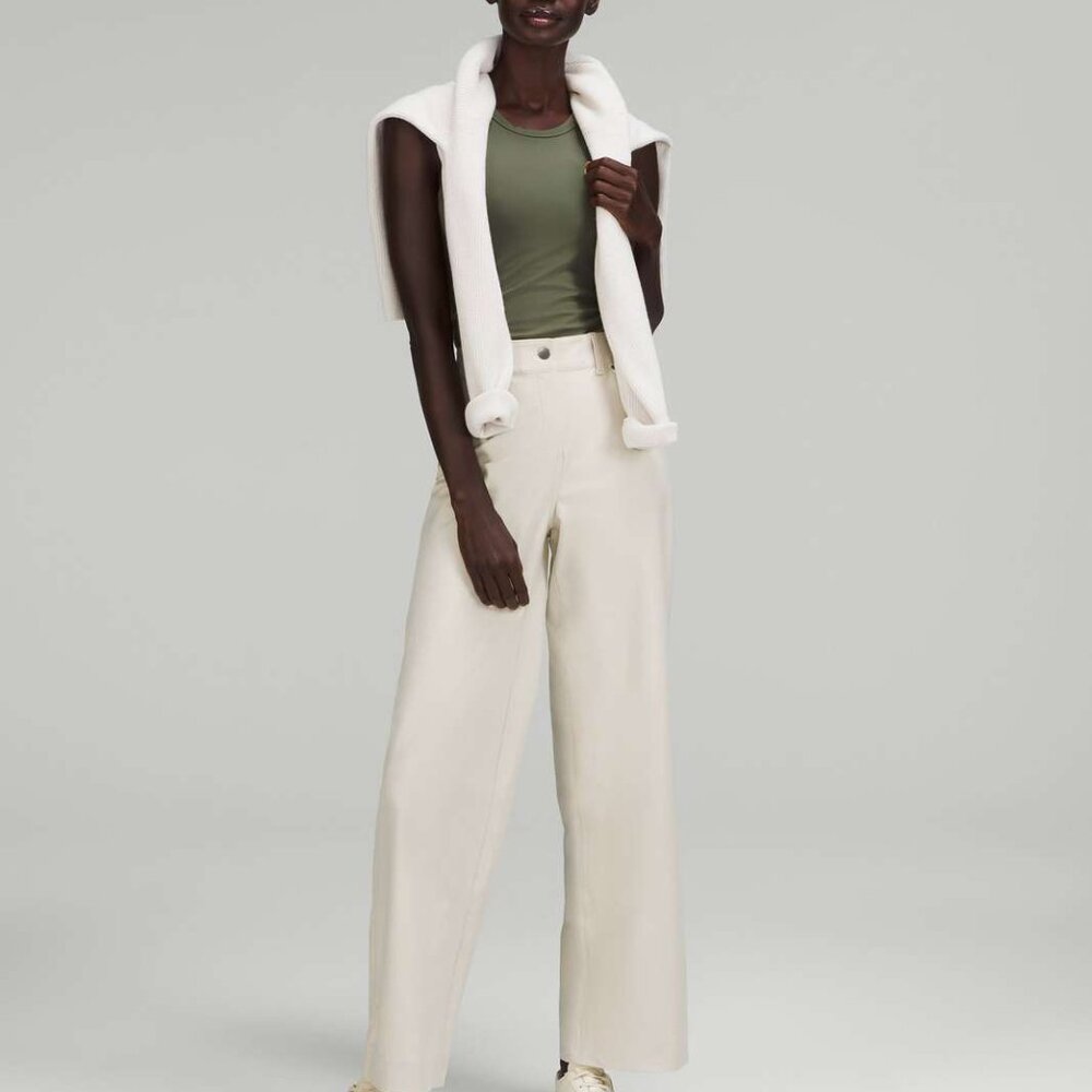 Lululemon City Sleek 5 Pocket Wide-Leg High-Rise Pant *Light Utilitech